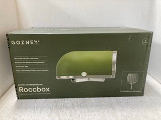 GOZNEY RBX1.1 ROCCBOX GAS BURNER PIZZA OVEN IN OLIVE - RRP £399.99: LOCATION - AR4