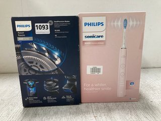 PHILIPS S5887 5000 SERIES WET & DRY SHAVER TO ALSO INCLUDE PHILIPS SONICARE 9000 DIAMONDCLEAN ELECTRIC TOOTHBRUSH: LOCATION - AR5