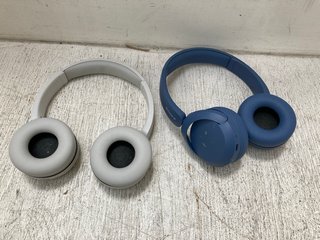 2 X SONY CH520 ON EAR HEADPHONES: LOCATION - AR6