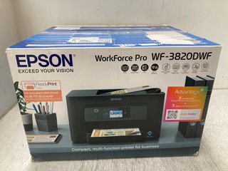 EPSON WORKFORCE PRO WF-3820DWF ALL IN ONE COLOUR INKJET PRINTER - RRP £159.99: LOCATION - AR6