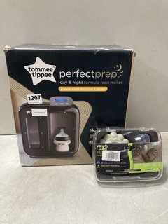 TOMMEE TIPPEE PERFECT PREP DAY & NIGHT FORMULA FEED MAKER TO ALSO INCLUDE VITAL BABY PROTECT HEALTHCARE KIT: LOCATION - BR10