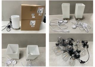 JOHN LEWIS & PARTNERS 3 X ASSORTED LIGHTS TO INCLUDE MITCH TOUCH LAMP: LOCATION - BR11