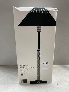 JOHN LEWIS & PARTNERS TALBOT TABLE LAMP: LOCATION - BR12