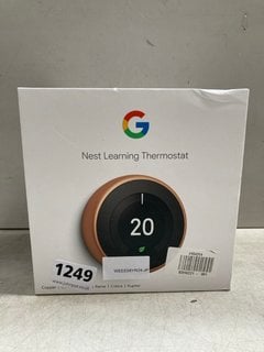 GOOGLE NEST LEARNING THERMOSTAT IN COPPER - RRP £219.99: LOCATION - BR12