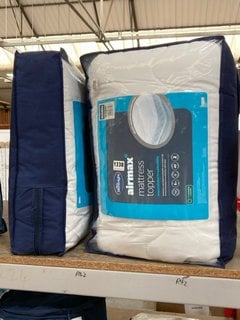 2 X SILENTNIGHT AIRMAX MATTRESS TOPPERS : SIZES SINGLE AND DOUBLE: LOCATION - BR1