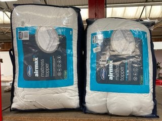 2 X SILENTNIGHT AIRMAX MATTRESS TOPPERS : SIZES SUPER KING AND DOUBLE: LOCATION - BR1