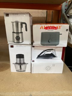 QTY OF ASSORTED JOHN LEWIS & PARTNERS ITEMS TO INCLUDE ANYDAY 2 SLICE TOASTER IN GREY: LOCATION - BR8