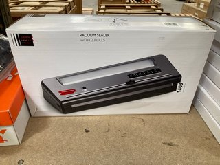 JOHN LEWIS & PARTNERS VACUUM SEALER WITH 2 ROLLS: LOCATION - BR9