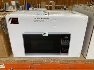 JOHN LEWIS & PARTNERS 20L MICROWAVE : MODEL JLSMWO08: LOCATION - BR10