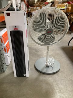 2 X ASSORTED JOHN LEWIS & PARTNERS FANS TO INCLUDE 30" TOWER FAN: LOCATION - BR11