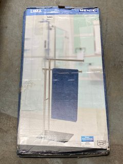 WENKO LIMA BATHROOM FLOOR STANDING TOWEL RAIL: LOCATION - C9