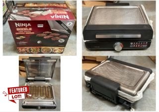 NINJA SIZZLE LOW SMOKE GRILL PLATE + FLAT PLATE - RRP £149: LOCATION - C9