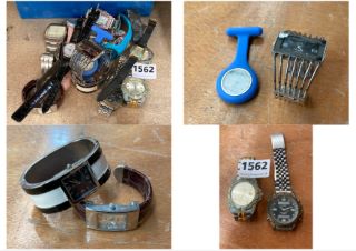 A COLLECTION OF ASSORTED WRISTWATCHES: LOCATION - CR