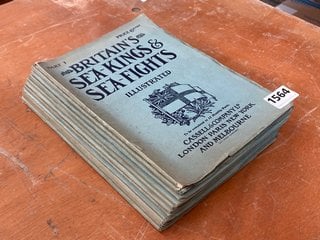 A COMPLETE 12 VOLUME SET OF "BRITAIN'S SEA-KINGS AND SEA-FIGHTS", PUBLISHED BY CASSELL IN 1904: LOCATION - CR