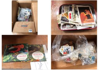 A BOX OF COLLECTOR'S CARDS, ETC: LOCATION - CR