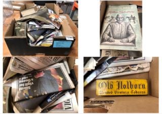 A BOX OF VINTAGE ROYAL EPHEMERA: LOCATION - CR