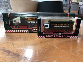 2 X EDDIE STOBART MODEL LORRIES: LOCATION - CR