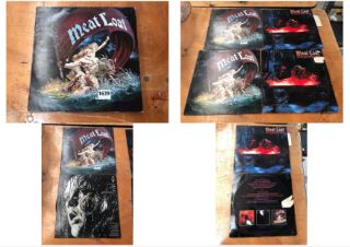 4 X MEAT LOAF VINYL LPS: LOCATION - CR