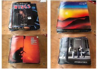 ASSORTED 1970S LPS TO INCLUDE PAUL MCCARTNEY AND YES AND A FIRST EDITION BOOK, "PAUL MCCARTNEY AND WINGS" (THE BAND THE BEATLES COULD HAVE BEEN): LOCATION - CR