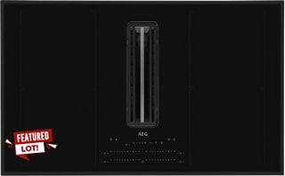 AEG 83CM VENTING INDUCTION EXTRACTOR HOB: MODEL CCE84751FB - RRP £2379: LOCATION - D7