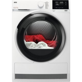 AEG SENSIDRY 8KG HEAT PUMP TUMBLE DRYER: MODEL TR718L4B - RRP £849: LOCATION - D2