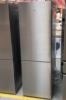 AEG FRIDGE FREEZER: MODEL RCB632E2MX - RRP £719: LOCATION - D2