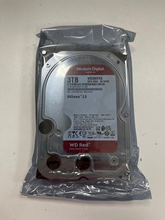 WESTERN DIGITAL 3TB WD30EFAX SATA 6GB/S NX HA500 HARD DRIVE: MODEL NO WD30EFAX-68JH4N1 (SEALED UNIT) [JPTM123046] (SEALED UNIT) THIS PRODUCT IS FULLY FUNCTIONAL AND IS PART OF OUR PREMIUM TECH AND EL