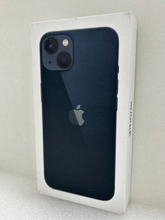 APPLE IPHONE 13 128GB SMARTPHONE IN MIDNIGHT: MODEL NO A2633 (WITH BOX & ALL ACCESSORIES) [JPTM123196] (SEALED UNIT) THIS PRODUCT IS FULLY FUNCTIONAL AND IS PART OF OUR PREMIUM TECH AND ELECTRONICS R