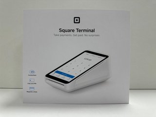 SQUARE CARD READER PAY TERMINALS IN WHITE: MODEL NO SPD2-01-A (WITH BOX & ALL ACCESSORIES) [JPTM123267] (SEALED UNIT) THIS PRODUCT IS FULLY FUNCTIONAL AND IS PART OF OUR PREMIUM TECH AND ELECTRONICS