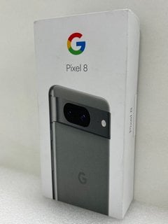 GOOGLE PIXEL 8 128GB SMARTPHONE IN HAZEL: MODEL NO GPJ41 (WITH BOX & ALL ACCESSORIES) [JPTM123172] (SEALED UNIT) THIS PRODUCT IS FULLY FUNCTIONAL AND IS PART OF OUR PREMIUM TECH AND ELECTRONICS RANGE