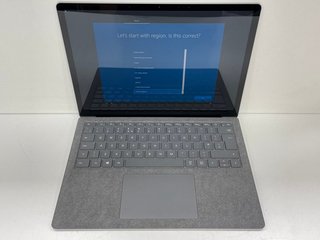 MICROSOFT 4 250 GB LAPTOP: MODEL NO 1958 (WITH CHARGER) AMD RYZEN 5 MICROSOFT SURFACE EDITION @ 2.20GHZ, 8 GB RAM, 13.5" SCREEN, AMD RADEON GRAPHICS [JPTM122750] THIS PRODUCT IS FULLY FUNCTIONAL AND