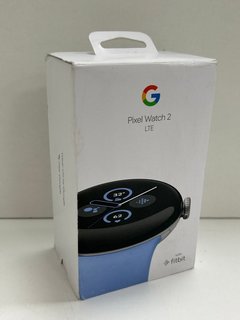 GOOGLE PIXEL WATCH 2 LTE SMARTWATCH IN POLISHED SILVER CASE / BAY ACTIVE BAND: MODEL NO GC3G8, GQ6H2 (WITH BOX & ALL ACCESSORIES) [JPTM123157] THIS PRODUCT IS FULLY FUNCTIONAL AND IS PART OF OUR PREM