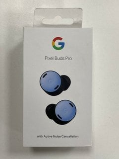 GOOGLE PIXEL BUDS PRO WIRELESS EARBUDS IN BAY: MODEL NO GA34L GQGM1 GPX4H (WITH BOX & ALL ACCESSORIES) [JPTM123283] (SEALED UNIT) THIS PRODUCT IS FULLY FUNCTIONAL AND IS PART OF OUR PREMIUM TECH AND