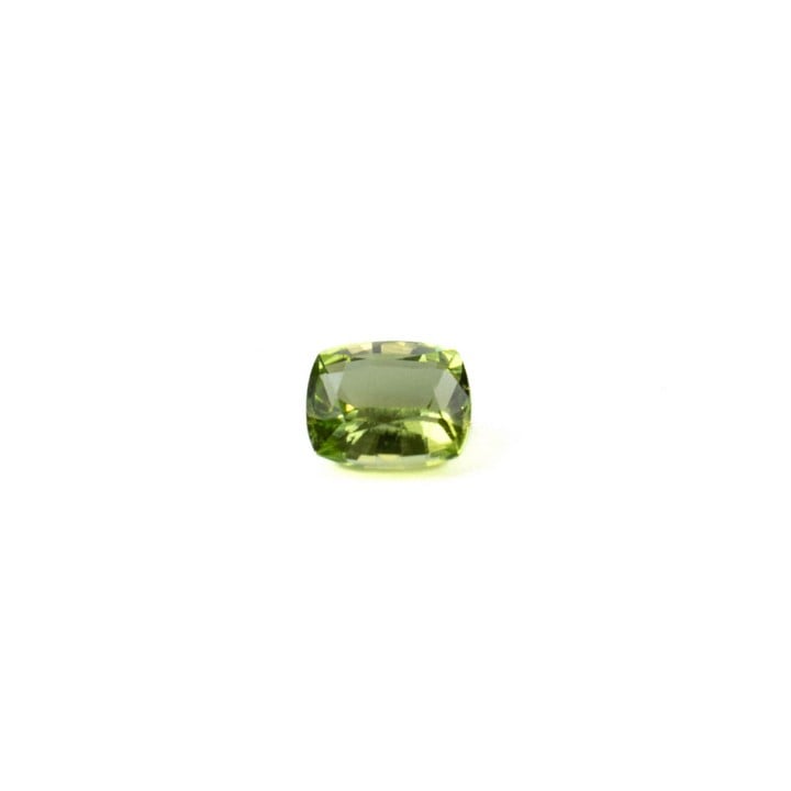 1.60ct Peridot Faceted Cushion-cut Single Gemstone, 8x6mm (VAT Only Payable on Buyers Premium)