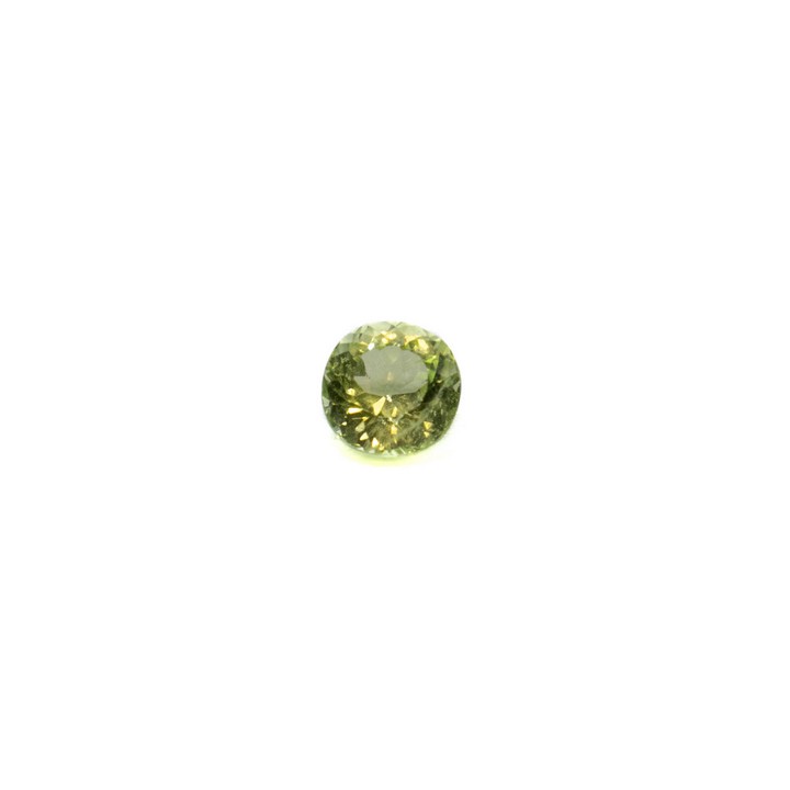 1.45ct Peridot Faceted Round-cut Single Gemstone, 7mm (VAT Only Payable on Buyers Premium)