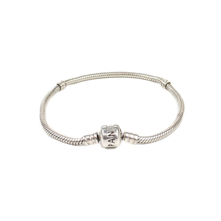 Pandora Silver Charm Bracelet, 20cm, 14.8g (VAT Only Payable on Buyers Premium)