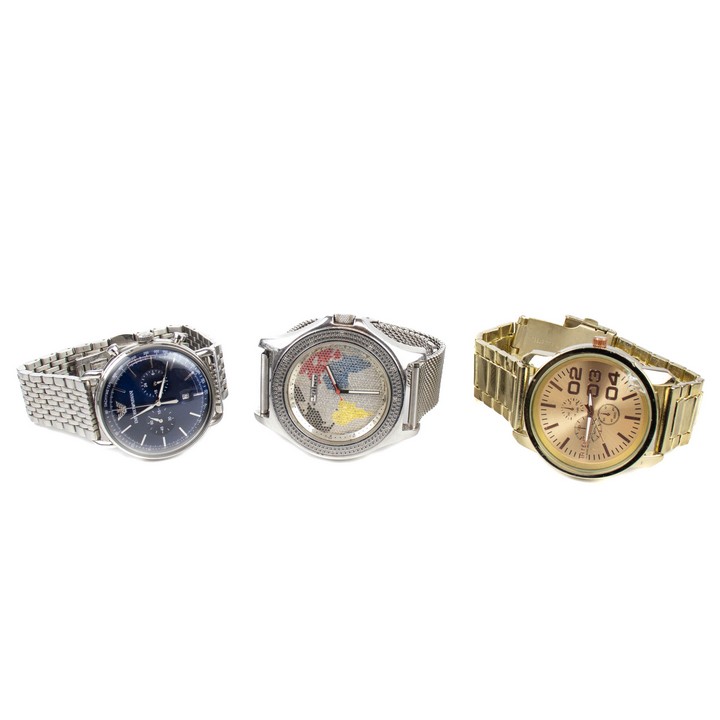 Selection of Three Watches including Jo Jino, Emporio Armani and Intenz ((Faulty Bracelet) (All Not Currently Running) (VAT Only Payable on Buyers Premium)