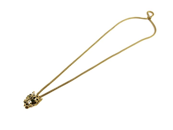 Panthère de Cartier 18ct Yellow Gold Necklace, 55.7g.