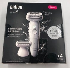 BRAUN SILK EPIL 9 SHAVER & TRIMMER: LOCATION - A RACK