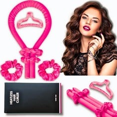 36 X GLOBEEXS HEATLESS CURLERS HEADBAND- SLEEP IN HAIR CURLERS- HIGH RESILIENT SILK HEATLESS CURLS SPONGE SET NO HEAT WAVE HAIR CURLER WITH HAIR STYLING APPLIANCES FOR LONG, SHORT HAIR. - TOTAL RRP £