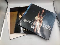 QUANTITY OF ASSORTED RECORDS TO INCLUDE AMY WINEHOUSE BACK TO BLACK ALBUM: LOCATION - A RACK