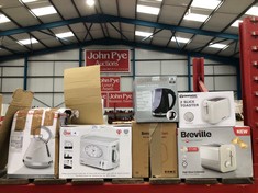 QUANTITY OF ITEMS TO INCLUDE BREVILLE CREAM 2 SLICE TOASTER: LOCATION - B RACK