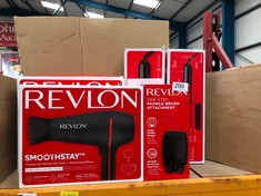 QUANTITY OF HEALTH & BEAUTY ITEMS TO INCLUDE REVLON HAIR TOOLS RVHA6017UK TANGLE FREE HOT AIR STYLER, BLACK: LOCATION - B RACK