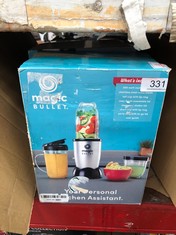 3 X NUTRIBULLET MAGIC BULLET BLENDER, MIXER & FOOD PROCESSOR ALL-IN-ONE - 10PC KIT - 200W - SLEEK & COMPACT DESIGN - CHOP, BLEND, GRATE, GRIND, MIX & WHIP IN SECONDS - EASY LOCK ON & PULSE FEATURE.: