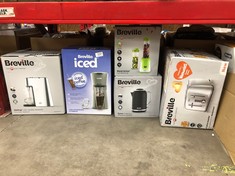 QUANTITY OF KITCHEN & APPLIANCES ITEMS TO INCLUDE BREVILLE ICED COFFEE MAKER | SINGLE SERVE ICED COFFEE MACHINE PLUS COFFEE CUP WITH STRAW | READY IN UNDER 4 MINUTES | GREY [VCF155]: LOCATION - C RAC