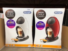 2 X DELONGHI NESCAFÉ DOLCE GUSTO JOVIA POD CAPSULE COFFEE MACHINE, ESPRESSO, CAPPUCCINO, LATTE AND MORE,EDG250.W. .: LOCATION - C RACK