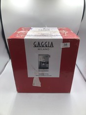 GAGGIA MILANO MANUAL EXPRESSO MACHINE RRP £429: LOCATION - A RACK