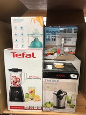 QUANTITY OF KITCHEN ITEMS TO INCLUDE TEFAL BLENDER: LOCATION - TABLES