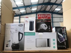 QUANTITY OF KITCHEN ITEMS TO INCLUDE QUEST 1.8 LITRE ELECTRIC COFFEE PERCOLATOR : LOCATION - TABLES