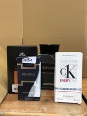 QUANTITY OF AFTER SHAVE TO INCLUDE CALVIN KLEIN CK EVERYONE: LOCATION - TABLES